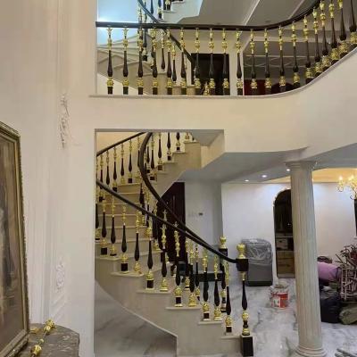 China Modern Indoor High Quality Stair Railing Design Aluminum Stair Railing for sale