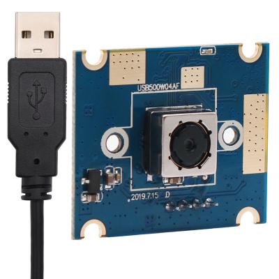 China Mini USB Camera Module OEM 30x25mm Focus 5mp OV5640 Auto Sensor Free Driver Mini USB Camera Module For Industrial Automation ELP-USB500W04AF-A60 for sale