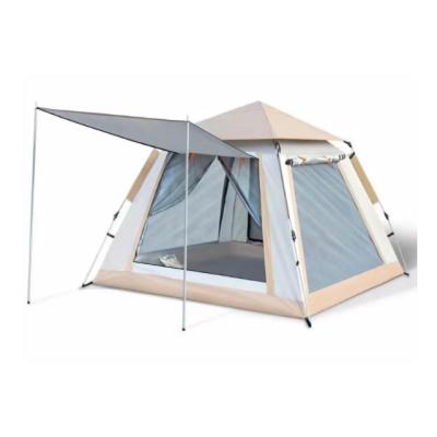 China 190T Dacron Cream Camping Oxford Beach Tents 240*240*154CM Outdoor Tent UV-Resistant for sale