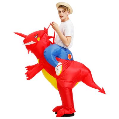 China Dacron New Arrival Halloween Costume Inflatable Dinosaur Costume for sale