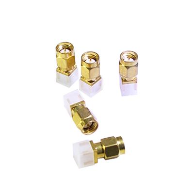 China Hot Selling Copper Factory Wholesale Price Gold Plating Cable PCB Gold Plated Connector Rotary Adapter Connector for sale