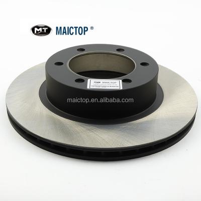 China Maictop Steel Front Axle Rotor Disc Brake Disc Auto Parts for 4 RUNNER LAND CRUISER 90 43512-35210 for sale