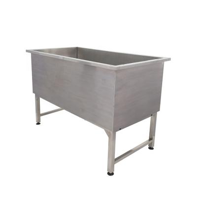 China Large Sustainable Professional Stainless Steel Spa Pet Grooming Cleaning Tub for sale