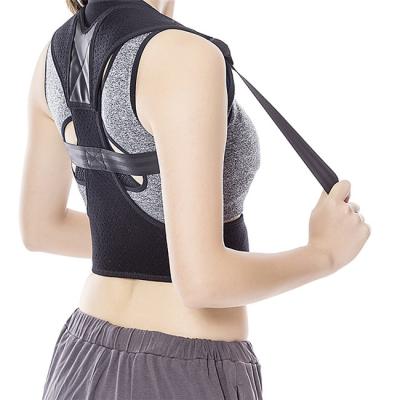 China 2019 Adults Unisex Posture Corrector Women's and Men's Posture Corrector Upper Back Brace Clavicle Support for sale