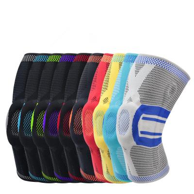 China Breathable Custom Logo Outdoor Exercise Sports Leg Wraps Patella Pad Gym Power Knee Brace Lift Support for sale