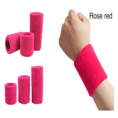 China 2020 Sports Comfortable Breathable Good Sweat Absorbent Wristband Thick Elastic Wrist Towel for sale