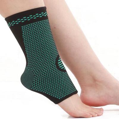 China Protect Ankle Avoid Injuries Knitted Nylon Sport Compression Foot Ankle Sleeve for sale