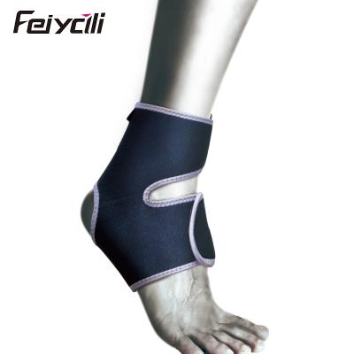 China Breathable Material Running Elastic Volleyball Ankle Support Brace Adjustable Ankle Support for sale