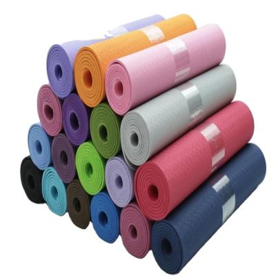 China Eco Friendly Strip Yoga Mat Exercise Fitness Gym for sale