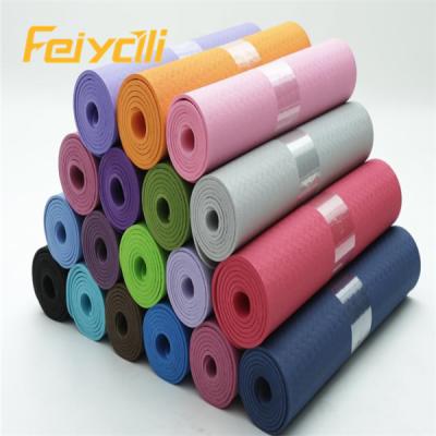 China Pro Tape Classic Yoga Mat Eco Friendly Non Slip Fitness Exercise Mat for sale