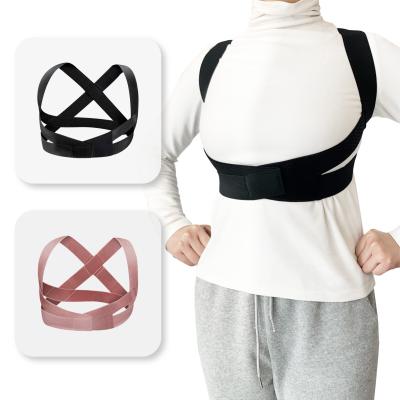 China UPPER AND LOWER SUPPORT Back Brace Adjustable Shoulder Straightener Posture Corrector for sale