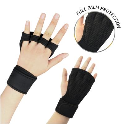 China Feiyali Anti-Slip Neoprene Padded For Men And Women With Wrist Support Gym Gloves Weightlifting Workout Gloves for sale