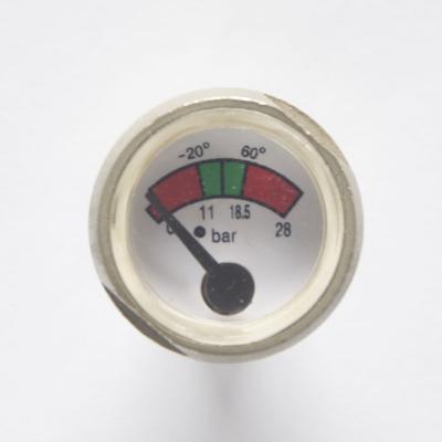 China 23mm Mini Air Spring Pressure Gauge JFB2323 Specification Fire Extinguisher for sale