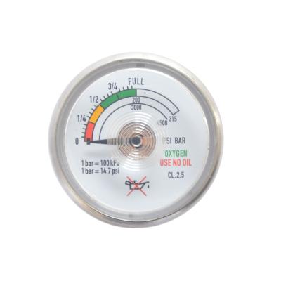 China Fire Extinguisher Accessories Spring Pressure Gauge For Dry Powder Fire Extinguishers JFB1337N for sale