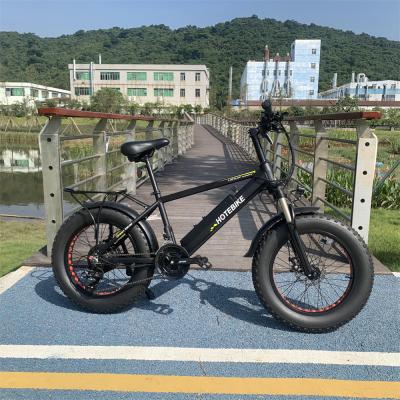 China Bicycle A6AH20F 20 Fat Tire 48V 750W Gearless Aluminum Alloy Fat Tire Brushless Hub Motor 20 Inch Electric Fat Bike for sale