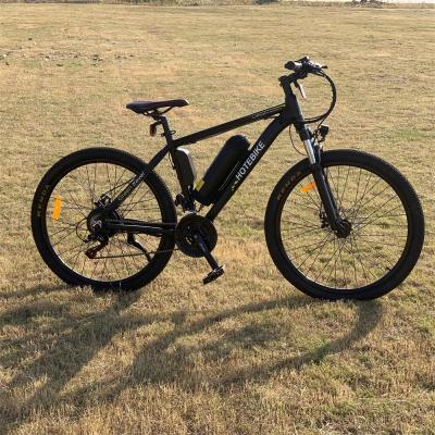 China Aluminum alloy mountain e bike A6AB26 7 speed electric cycle 36V 10AH 36V 10AH lithium battery with key for sale