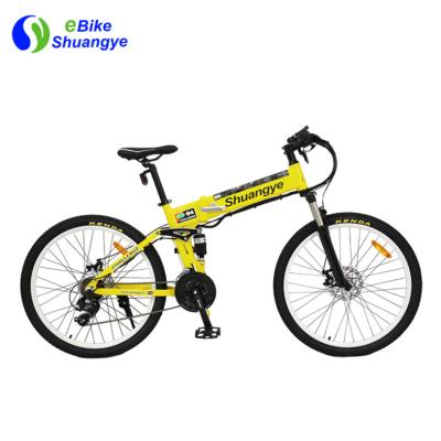 China Folding standard high quality electric mountian bike full suspension 36V 250W 350W fold up e bike for adults for sale