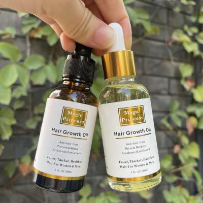 China Private Label Professional Natural Hair Loss Serum Treatment Hair Growth Oil 100% Rosemary Castor Oil Nourishing Hair Care Scalp for sale