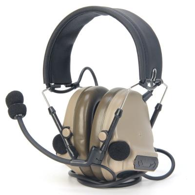 China Sustainable Z-TAC Comtac III Dual Plug Headset noise cancelling sound pick up headphones Tactical Headset Z127 for sale