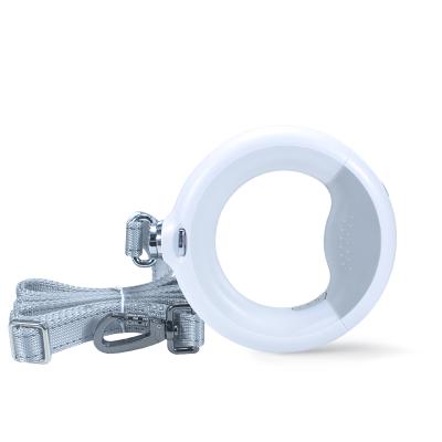 China Lights Manufacturer's New Pet Leash LED Ring Light with Rechargeable Leash for Cats and Dogs for sale