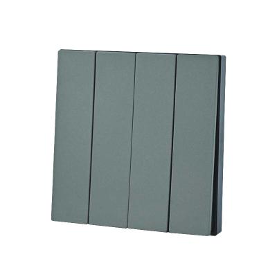 China Power Factory Sales 86*86mm Direct Connecting Color 3 Strip 2 Way Switch Gray Wall for sale