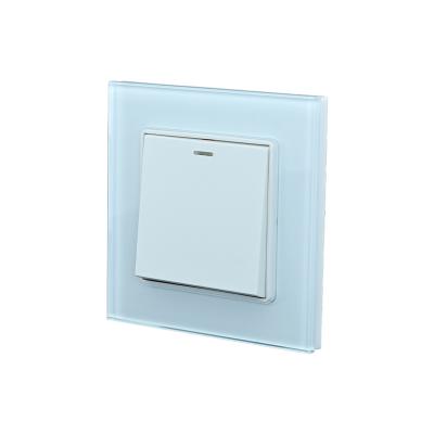 China British Power Standard 10a 250v Connecting Multicolor 1 Gang 2 Way Light Wall Switch for sale