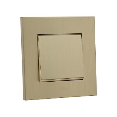 China British Standard 86*86mm Stainless Steel Panel 1 Intermediate Switching Band Power Supply British Standard for sale