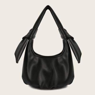 China 2021 New High Quality Crescent Bag Underarm Bag Female Handbag Fashionable Niche Design One-Shoulder Diagonal Dumpling Bag for sale