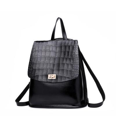 China New Solar Panel Items Bag For Women Custom Quality Vintage PU Leather Backpack Women Chinese Ladies Backpack for sale