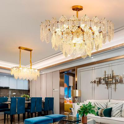 China Modern Dawn Modern Hotel crystal chandelier pendant light for dining table chandelier for sale