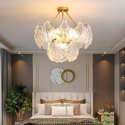 China Postmodern Dawn Villa design creative living room modern luxury LED crystal chandelier pendant light for sale