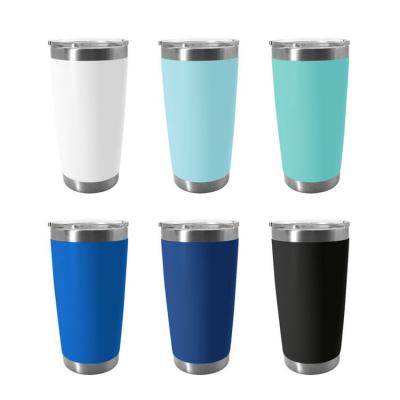 China Sustainable 20oz Stainless Steel Wholesale Vacuum Insulated Bulk Tumbler Cups for sale