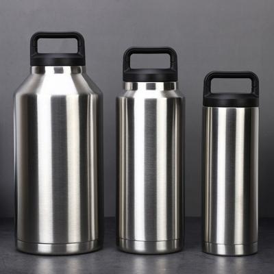 China Sustainable 18oz/36oz/64oz Stainless Steel Sublimation Masks Bulk Water Bottles for sale