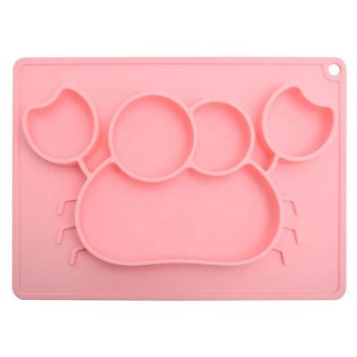 China Wholesale Non-slip Cute Children's Best Selling Children's Healthy Silicone Dishes for sale