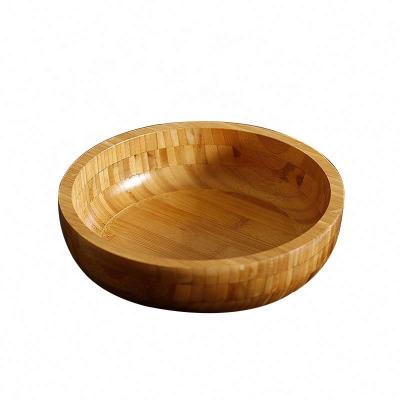 China Vietnam Top Quality Bowl Promotional Bamboo Light Weight Sustainable Price Shallow Bowl for sale