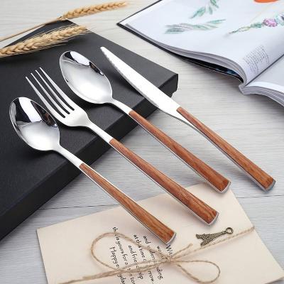 China Best Seller Sustainable Cutlery Healthy Dinnerware Set Biodegradable 4 Pieces Cutlery Set for sale