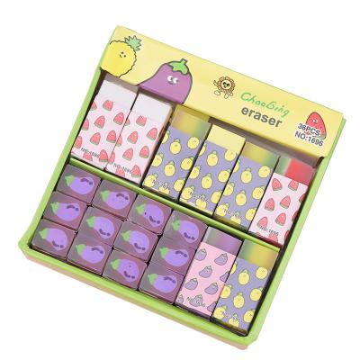 China Office Eraser Sakura Sandwich Jelly Creative Eraser Cute Fruit Cup Breads Less Eraser Pupils Clean Stationery for sale