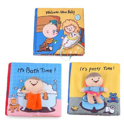 China Recycled Recycled Cloth Book Animation Flip Book Baby Fun Party Mama Story Education Fairy Book for sale