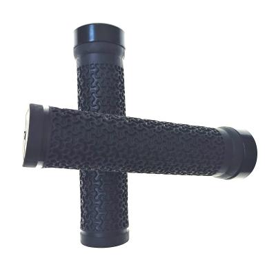 China No Smell Good Quality 130mm Length Mtb Handlebar Bicycle Handlebar Grip Rubber Soft Anti Skid Shockproof Handlebar for sale