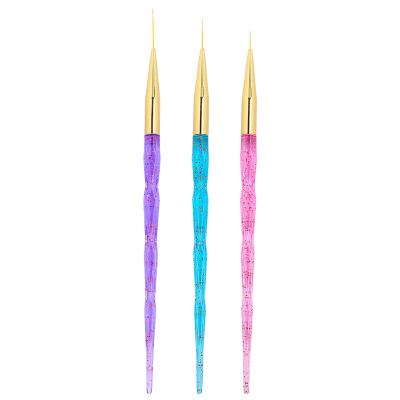 China NAIL Nail Brush 16 Herbarium Nail Art Brush Small Nail Cleaning Brush for sale