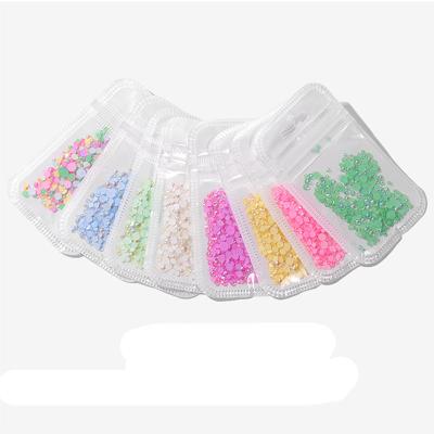 China Luminous The New Product Nail Sticker Nail Art Glitter Decoration Sea Luminous Nails for sale