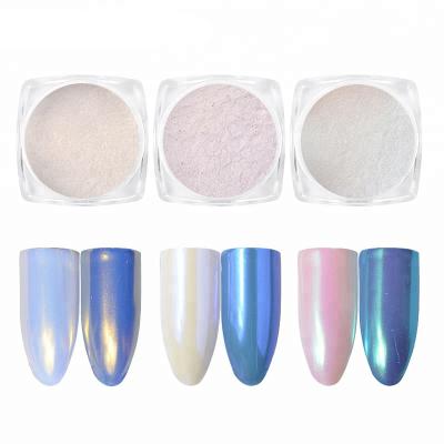 China Nail Decoration High Temperature Wholesale 3d Pink Blue White Glitter Power For Nail Decoration for sale