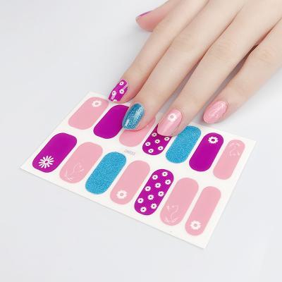 China Popular special nail art decoration pattern stickers nail art decoration color glitter for nails for sale