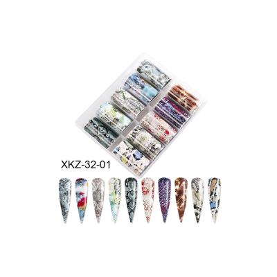 China Factory price waterproof custom nail sticker water transfer flower sticker nail art decoration bufferfly for sale