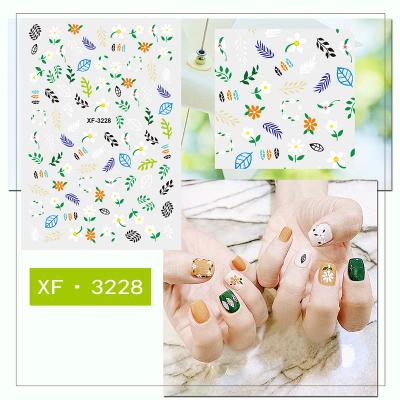 China Hot nail art decoration fashion customizd nail art stickers decals nail art stencil sticker nail decoration art for sale