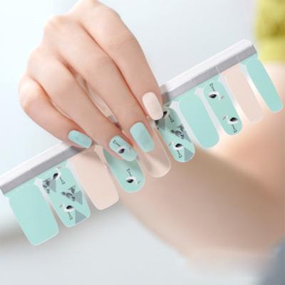 China Easy To Apply And Remove Factory Price Customized Design Accept OEM 3D Nail Stickers for sale