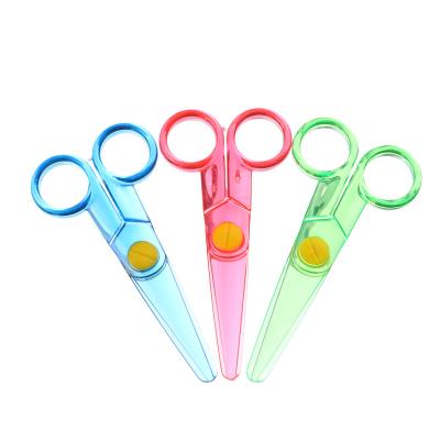 China Universal Safety Paper Cutting Scissors School Plastic Cut Items For Children&Kids Paper Craft Scissors Paper Cutting Scissors for sale