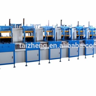 China 2018 Fully Automatic Hydraulic Rubber Outsole Machine Half Shoes Double Safeguard Operators for sale