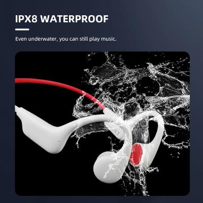 China COOYEE BT5.3 Osteoconductive Bottom Water Bone Conduction Headset IPX8 Earphone Waterproof Wireless Swimming Earbuds for sale