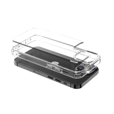 China New Arrival Anti-fall TPU Transparent PC Mobile Phone Case For Iphone 12 pro Max Shockproof Clear Case for sale